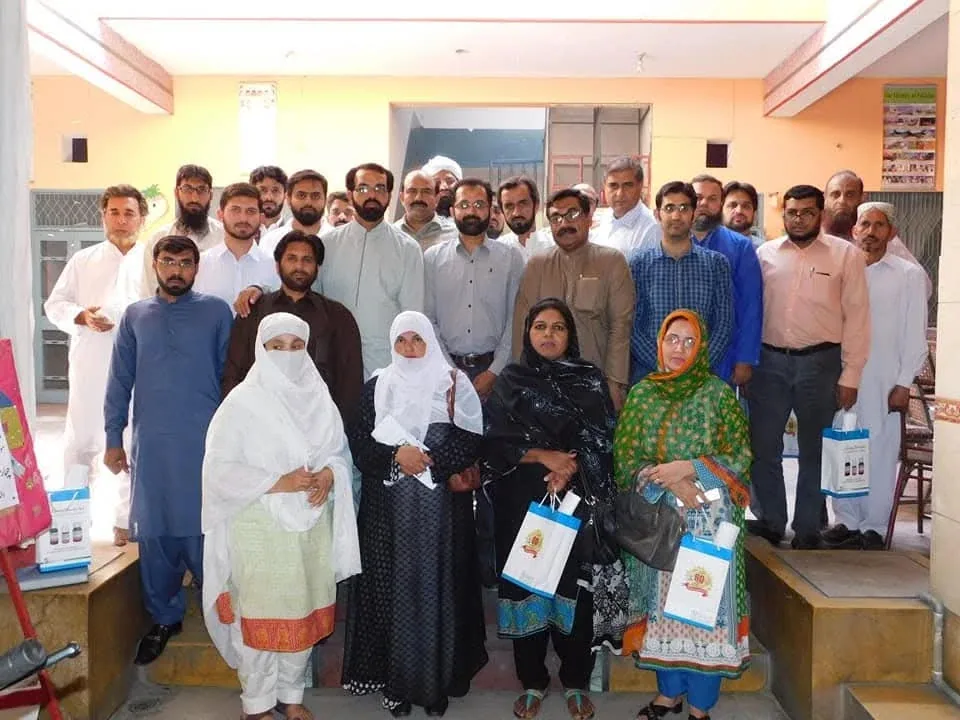 Group photograph of the doctors who attended the case-taking workshop, with Dr. Mir Zahed.